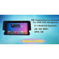 Système Android Navigation GPS de 9 pouces pour Honda Civic Lecteur DVD avec Bluetooth / TV / WiFi